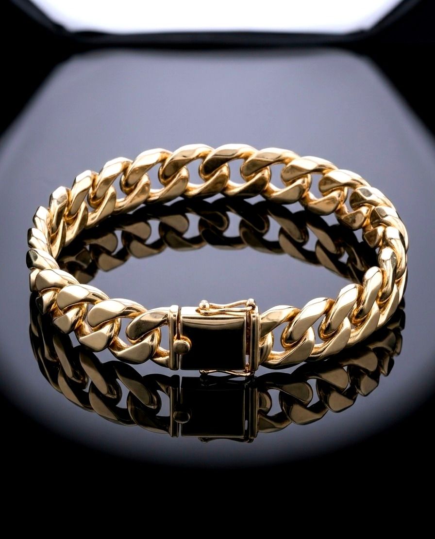 14kt Gold Cuban Link Bracelet
