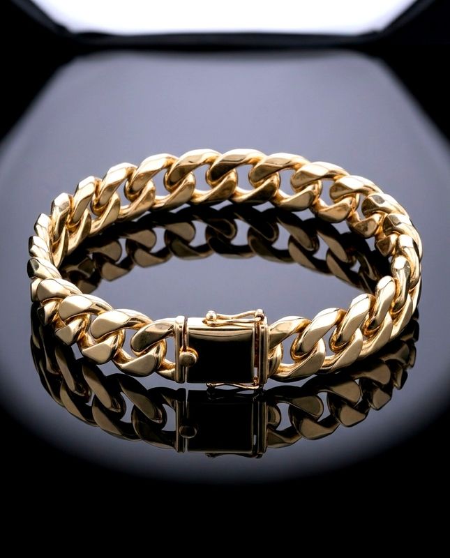 14kt Gold Cuban Link Bracelet