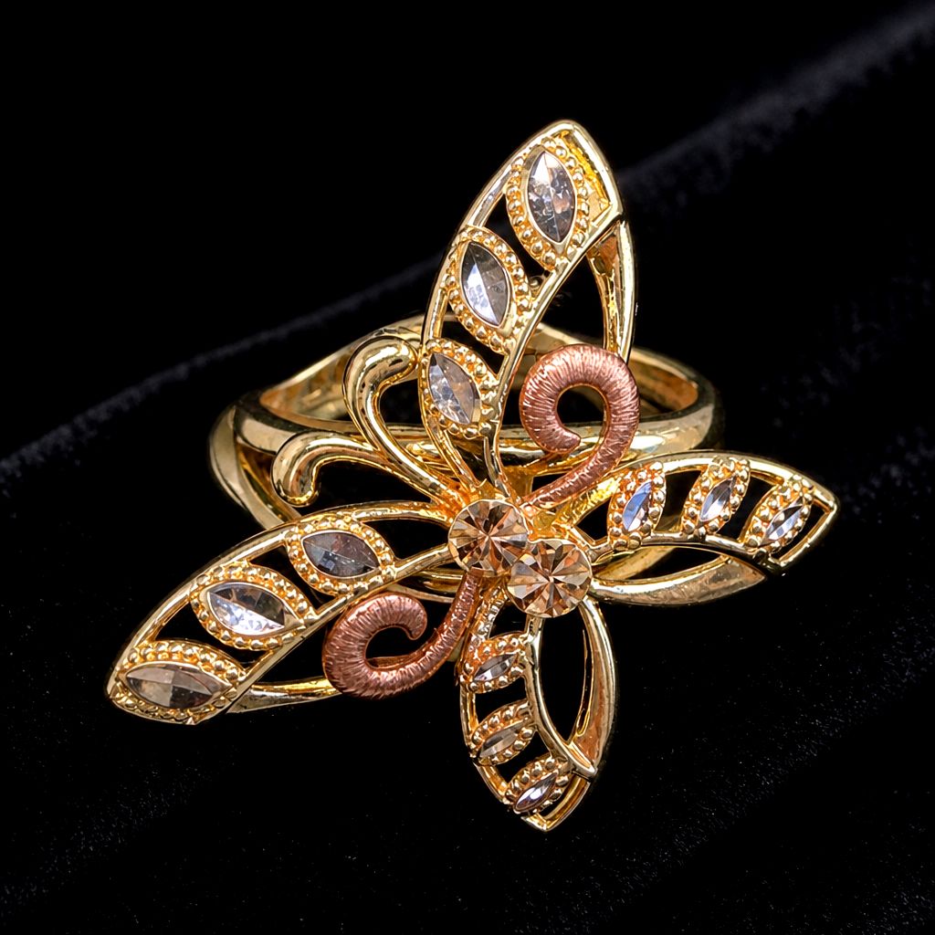 14kt Two-Tone Butterly Filigree