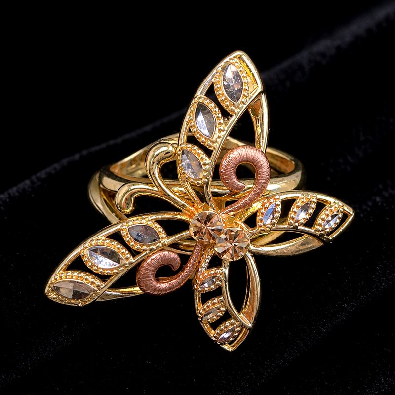 14kt Two-Tone Butterly Filigree
