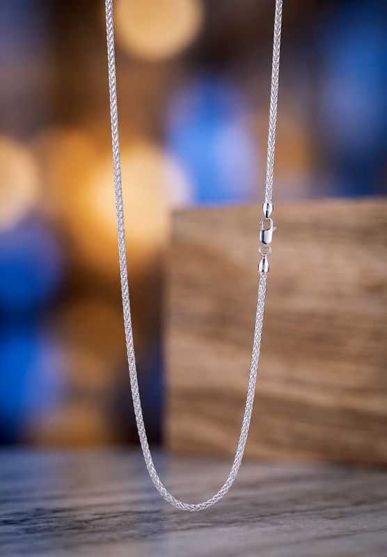 Sterling Silver Rope 24''Chain