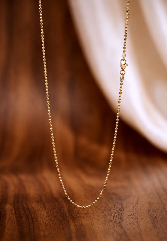 Silver Gold Jianzhi Platted 20" Chain