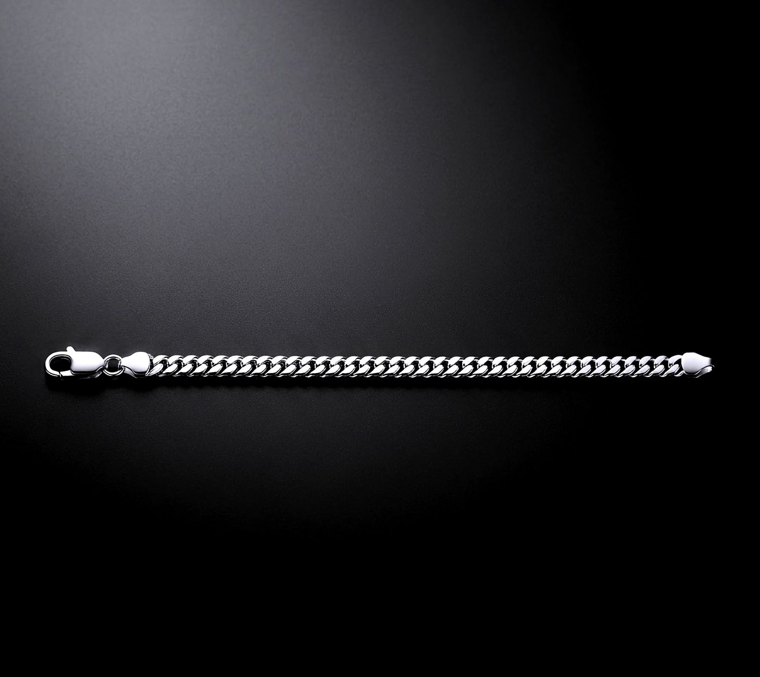 Sterling Silver Miami Cuban 8" 4.9mm Bracelet