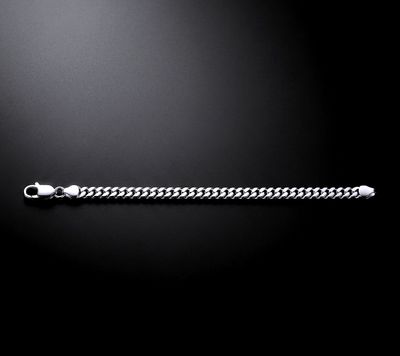 Sterling Silver Miami Cuban 8" 4.9mm Bracelet