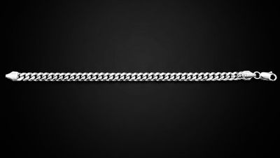 Sterling Silver Miami Cuban 8" 3.7mm Bracelet