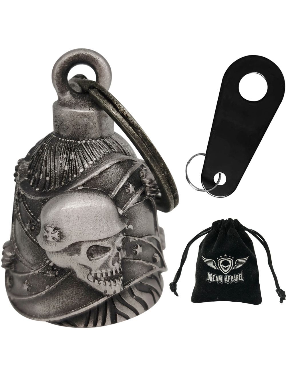 Skull Confederate Motorcycle Bell