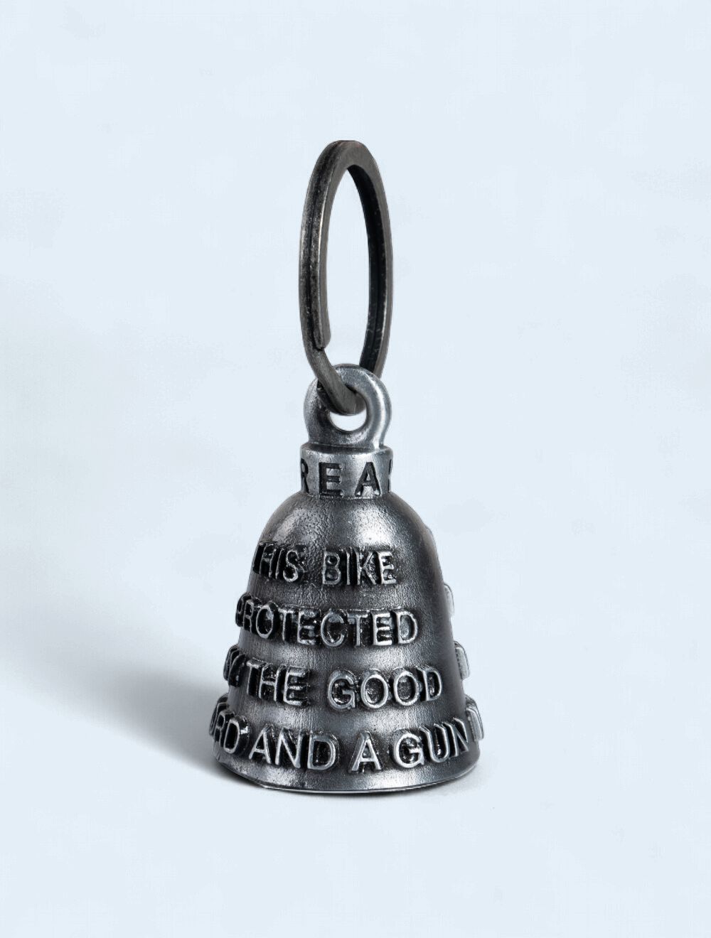 "THIS BIKE PROTECTED BY THE GOOD LORD AND A GUN"
