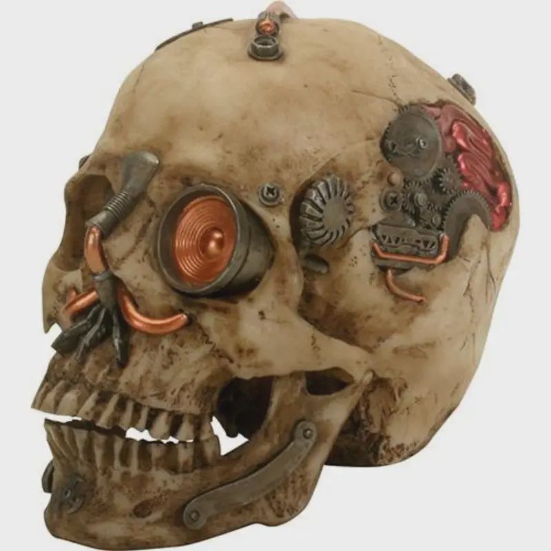 Steampunk Machine Skull Head - RX920