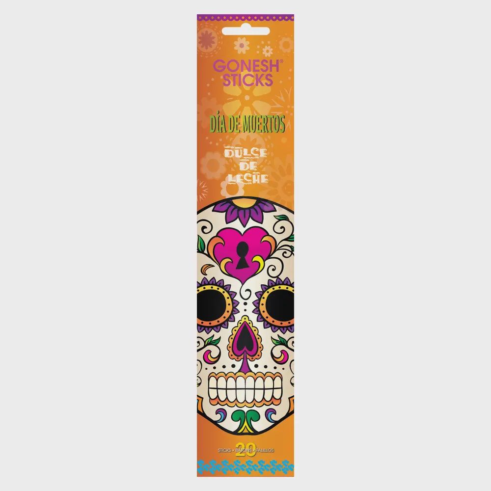 Incense Sticks: Gonesh Dia De Muertos Stick: Dulce De Leche
