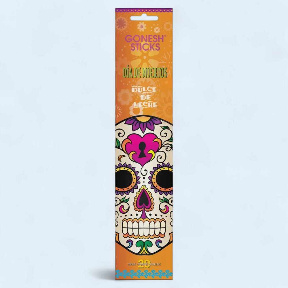 Incense Sticks: Gonesh Dia De Muertos Stick: Dulce De Leche