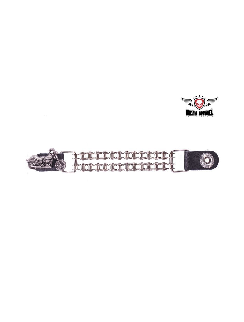 Motorcycle Vest Extender, Material: Double Chain Motorcycle Vest Extender