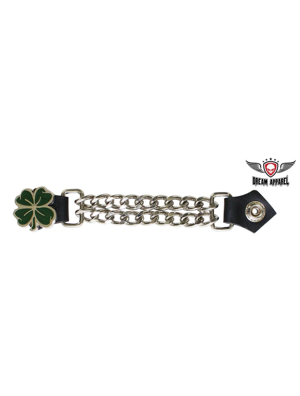 Dark Green 4 Leaf Clover Vest Extender
