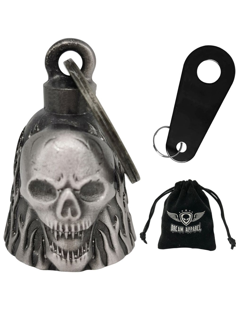 Skull 3-D Motorcycle Bell