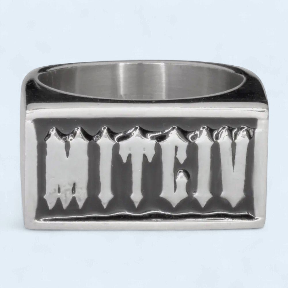Victim Ring Knock-Out Forehead Stamp 316L Stainless Steel Ring