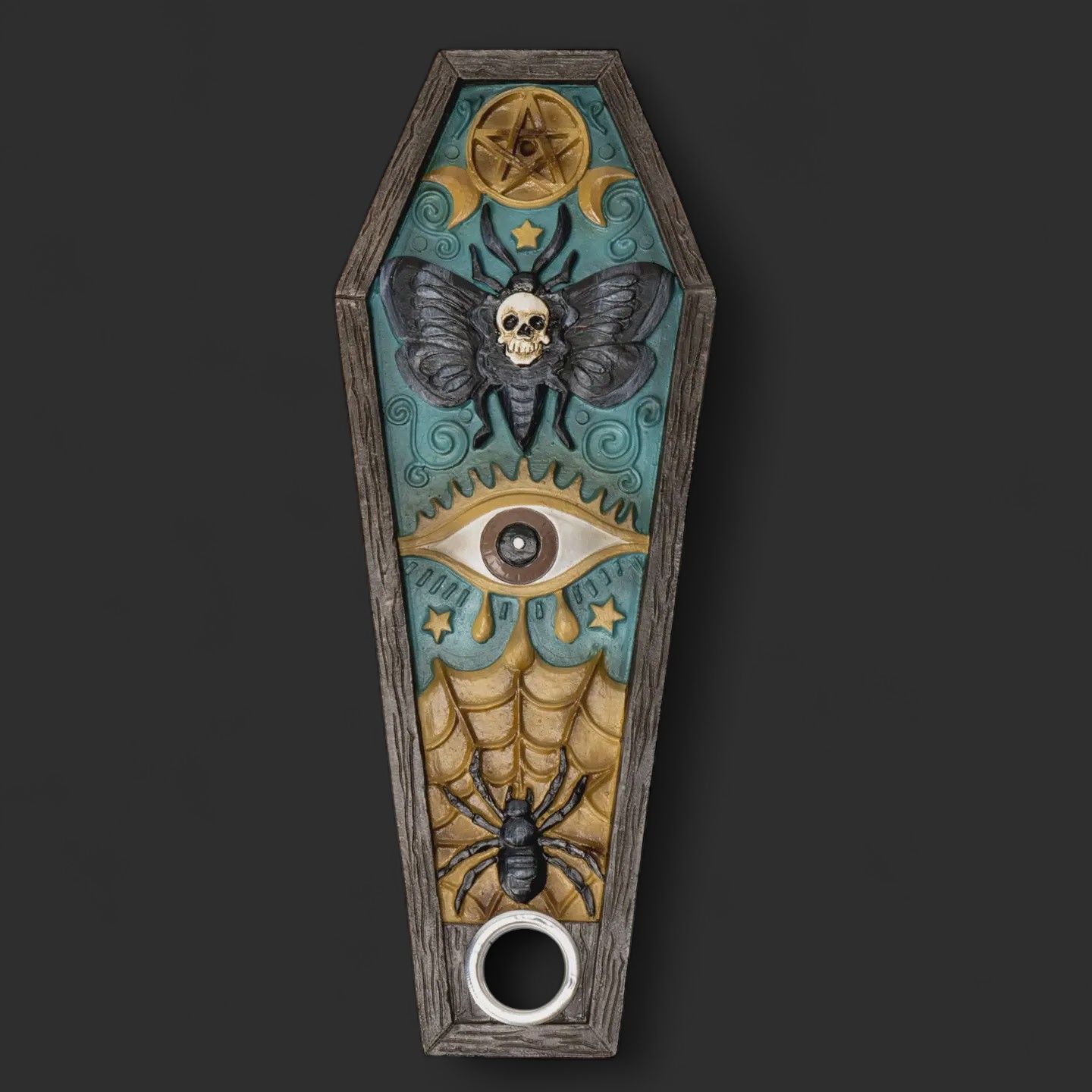 Gothic Coffin Incense Burner