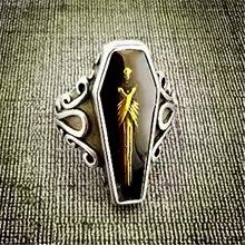 Yellow Coffin Mummy Ring