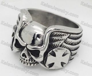 Skull &amp; Wings Ring
