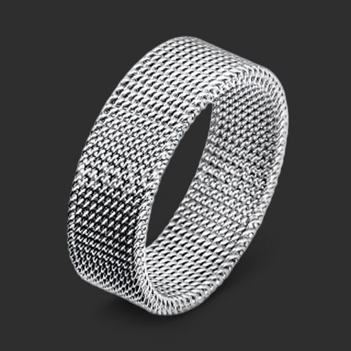 Flexible 316L Stainless Steel Mesh Screen Ring