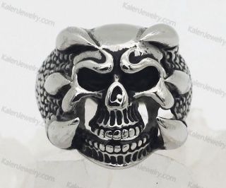 Skull Claw Ring