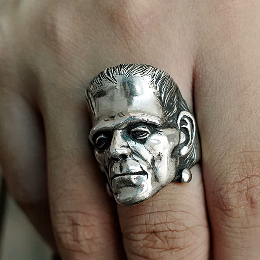 Frankenstein Monster 316L Stainless Steel  Ring