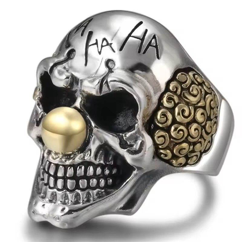 Clown Skull Rings