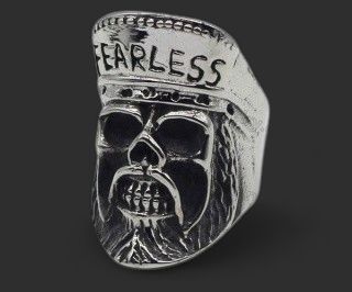 Fearless Skull 316L Stainless Steel Ring