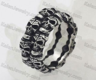Double Skull Ring