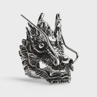 Eastern Dragon Head Ring