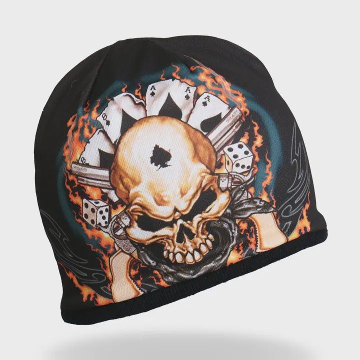 Hot Leathers Sublimated Dead Man Beanie