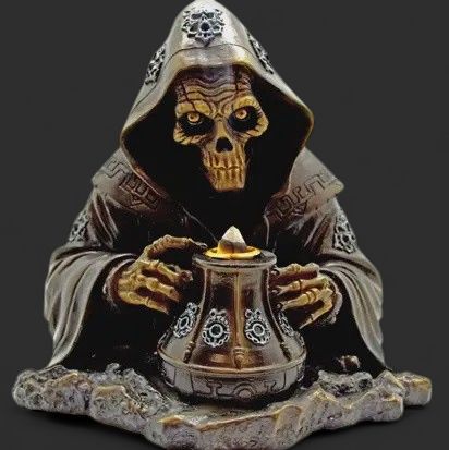 Large Reaper Back Flow Incense Burner