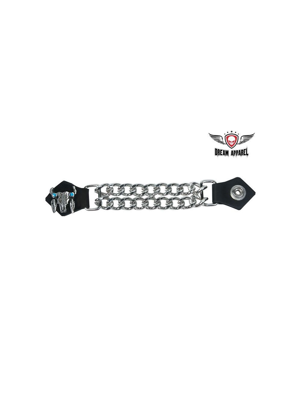 Vest Extender W/ Steer Skull Graphic