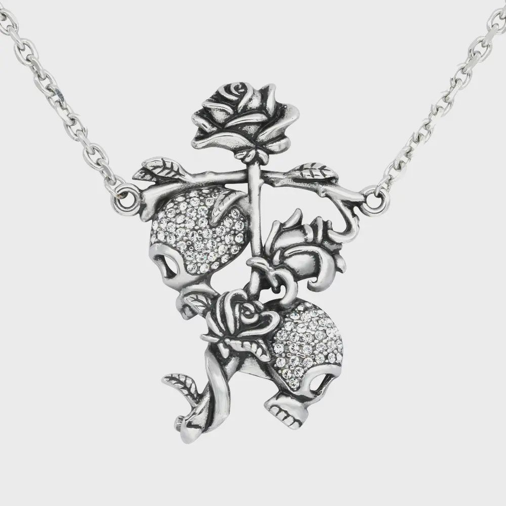 Controse Til Death Do Us Part Necklace W. Crystal
