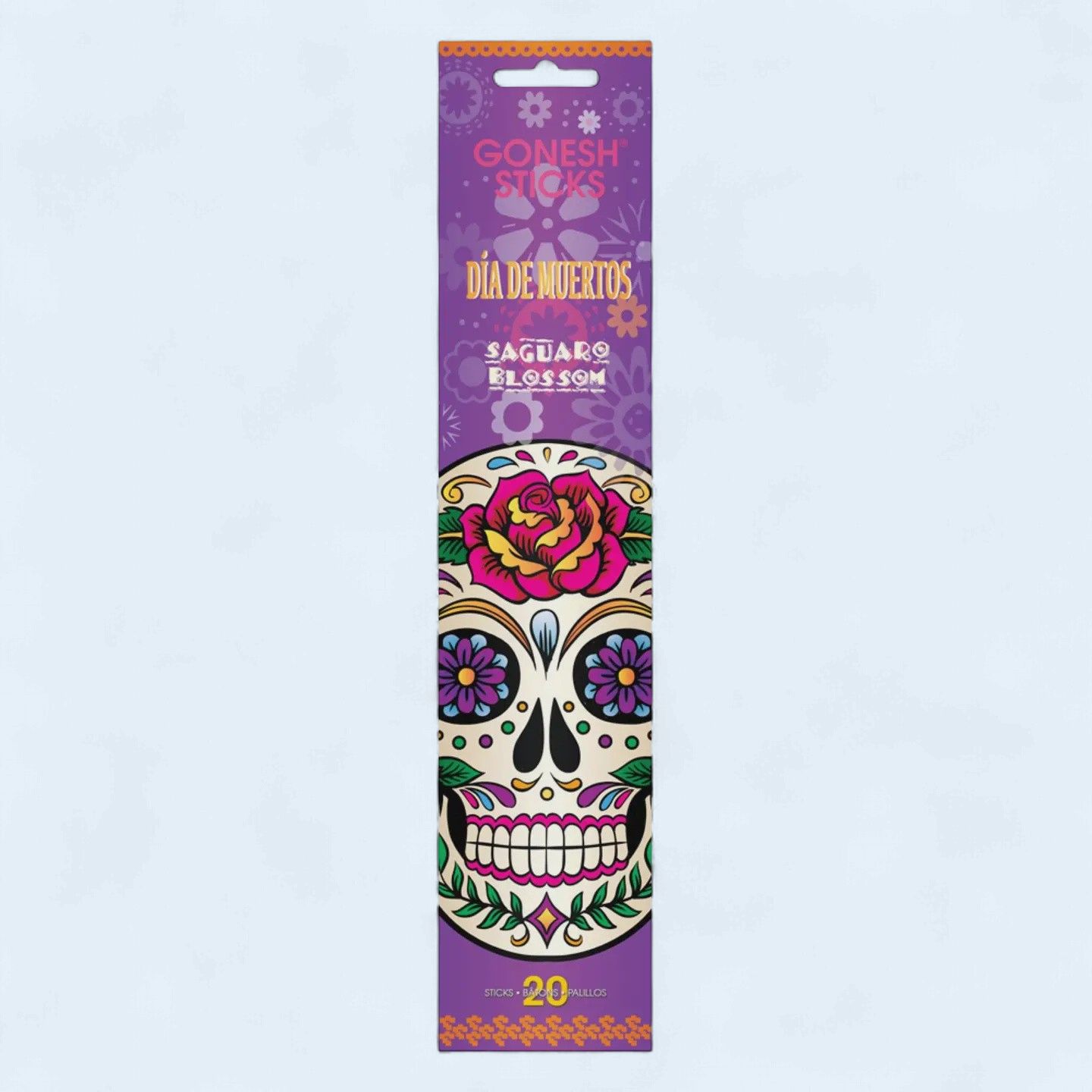 Incense Sticks: Gonesh Dia De Muertos Stick: Saguaro Blossom