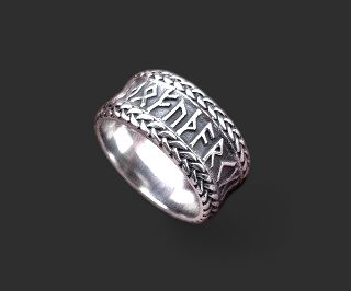 Viking Characters 316L Stainless Steel Ring