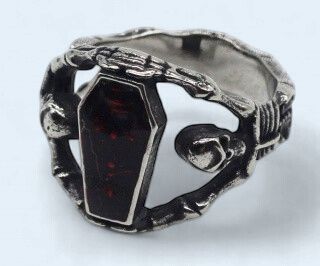 Skeleton Coffin Ring