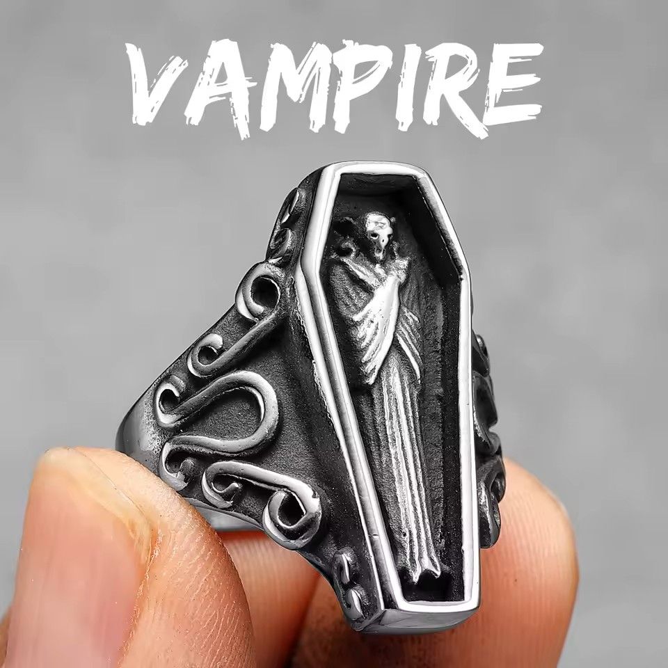 Clear Coffin Mummy Ring