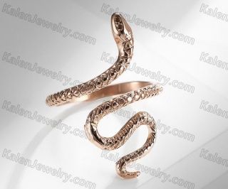 Rose Gold Snake Ring