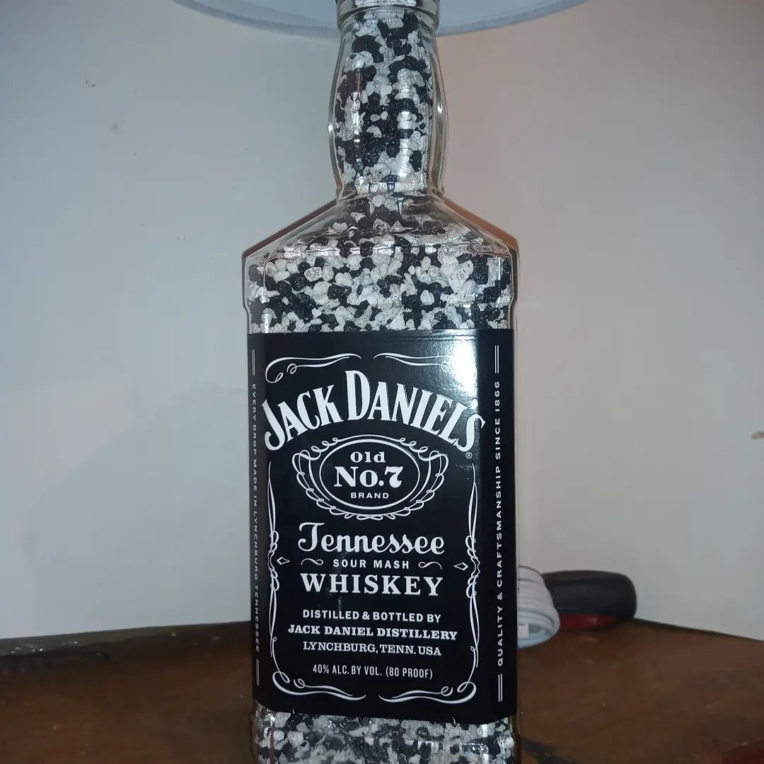 Large Liquor Bottle Lamp