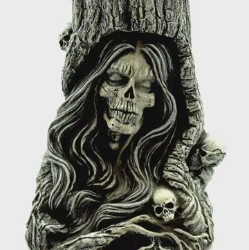 Woman Reaper Back Flow Incense Burner