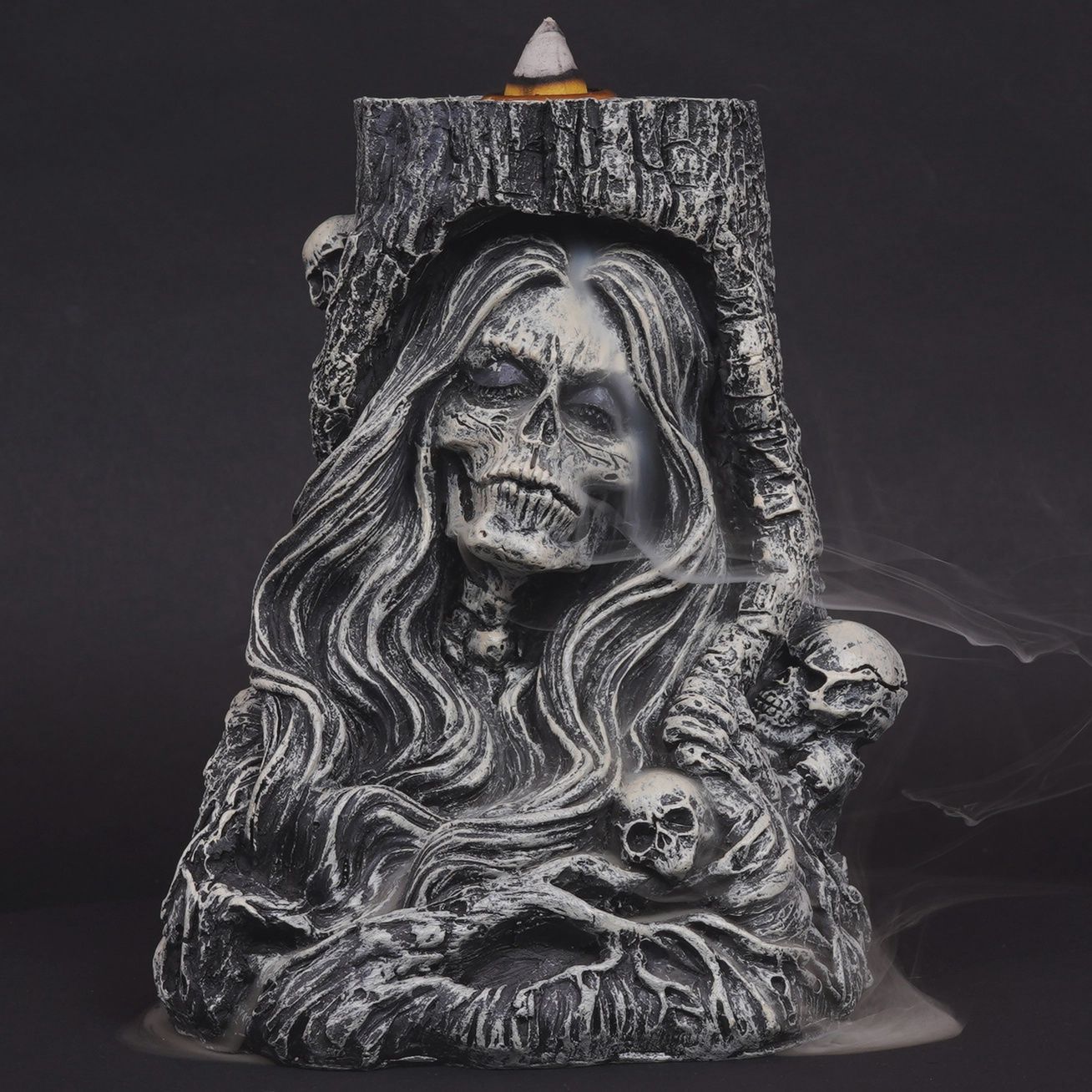 Woman Reaper Back Flow Incense Burner