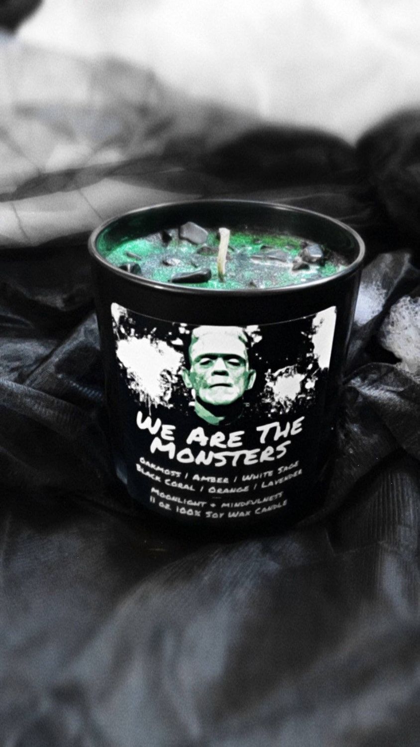 We Are The Monsters, Frankenstein Soy Wax Crystal Candle(1)
