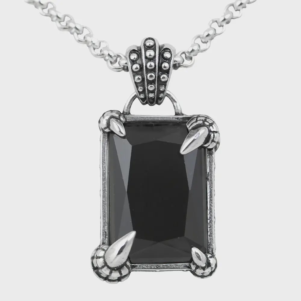 Controse Dragon Claw Seal Black Necklace