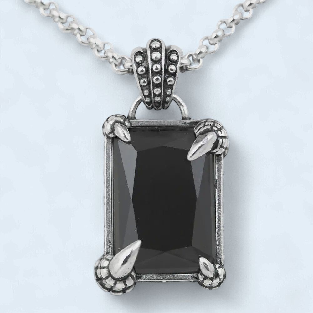 Controse Dragon Claw Seal Black Necklace