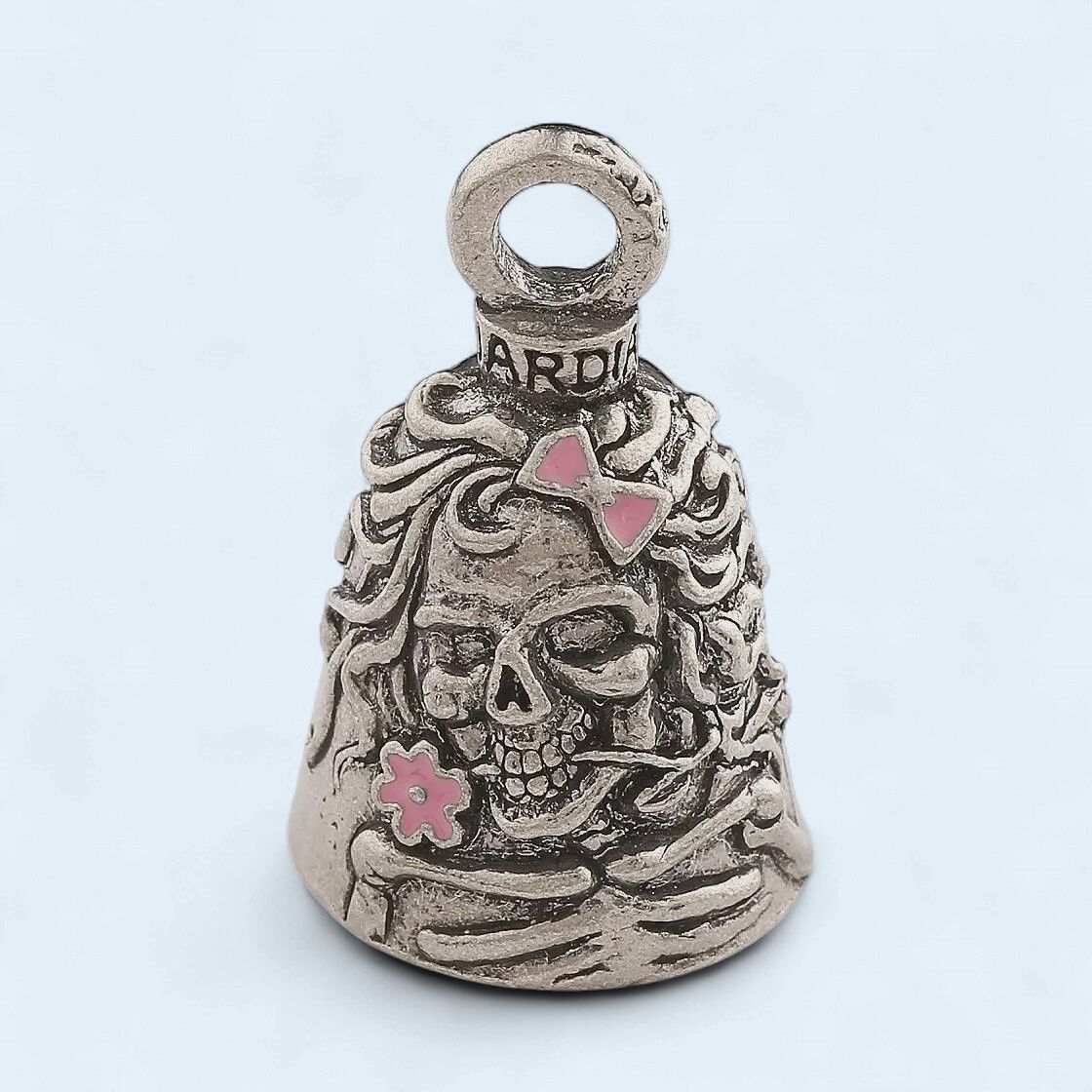 Lady Skull with Pink Enamel