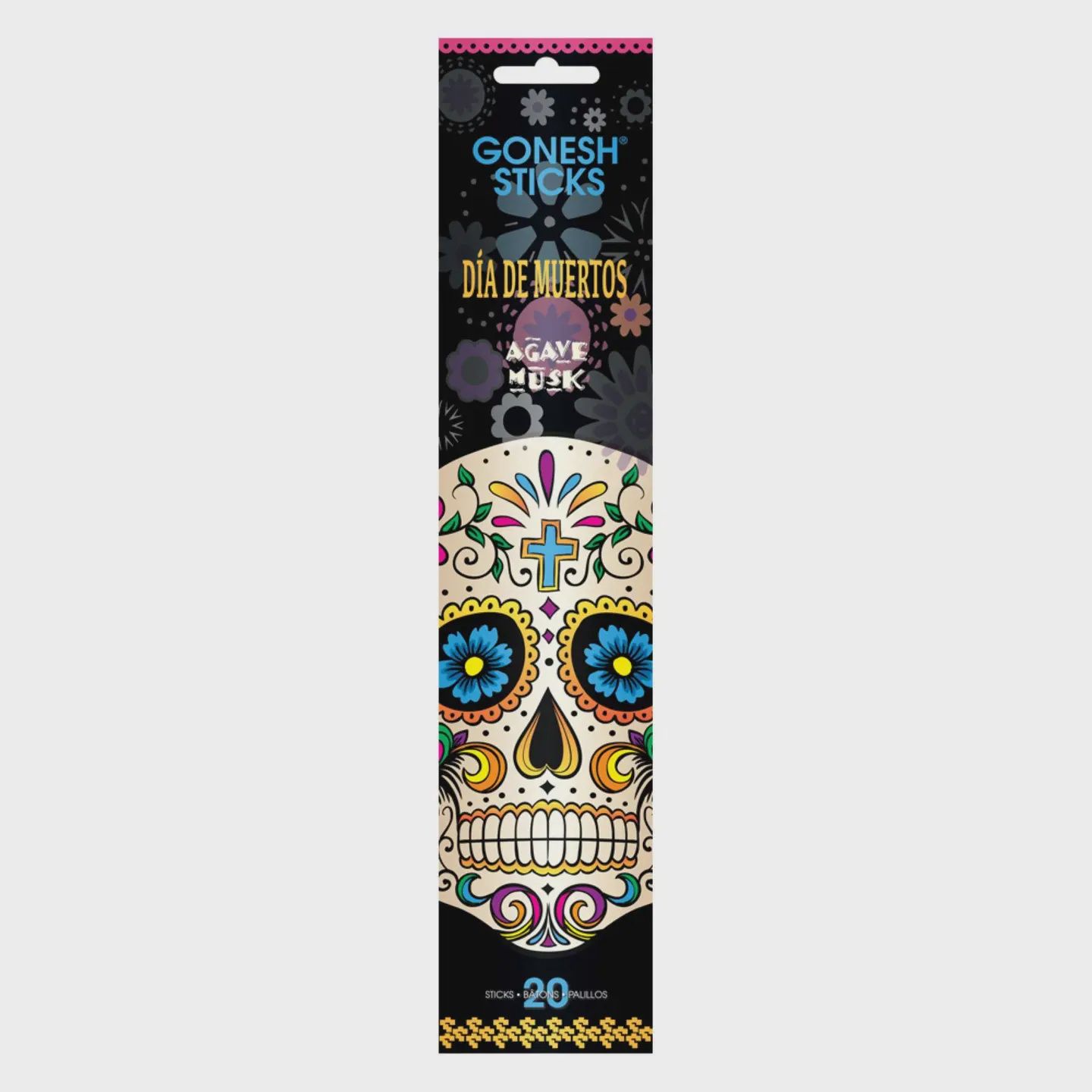 Incense Sticks: Gonesh Dia De Muertos Stick: Agave Musk