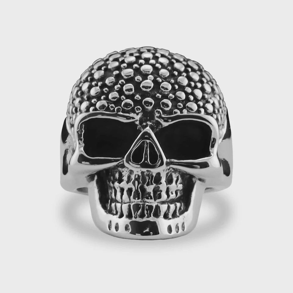 Detailed Skull Stainless Steel Ring