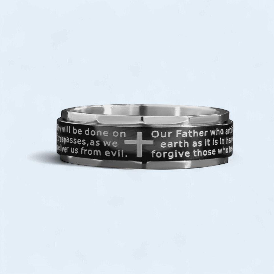 Lord's Prayer Spinner Center Ring