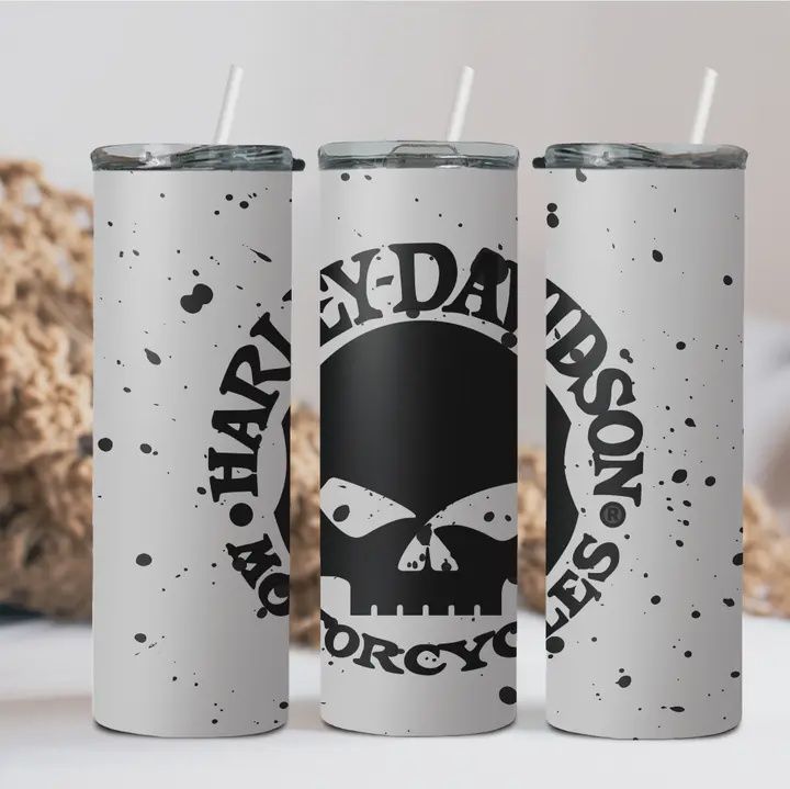 Splatter Motorcycle Tumbler