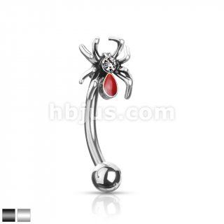 316L Red Spider Eyebrow Stainless Steel
