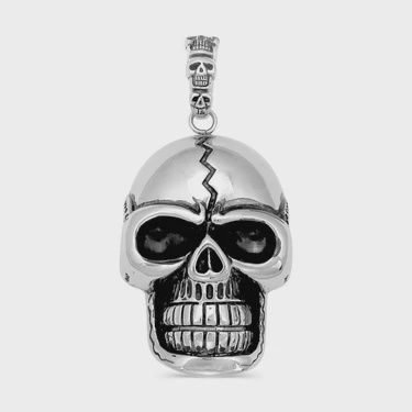 24" Large Skull Pendant